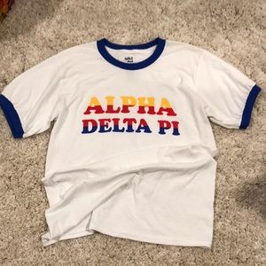 CUTE alpha delta pi retro sunny adpi tshirt